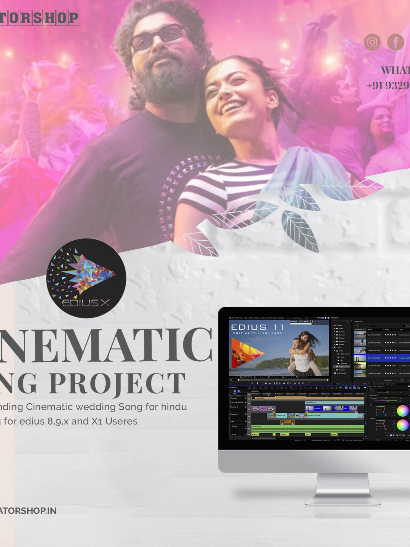 Wedding Cinematic Song Project For Edius ES1