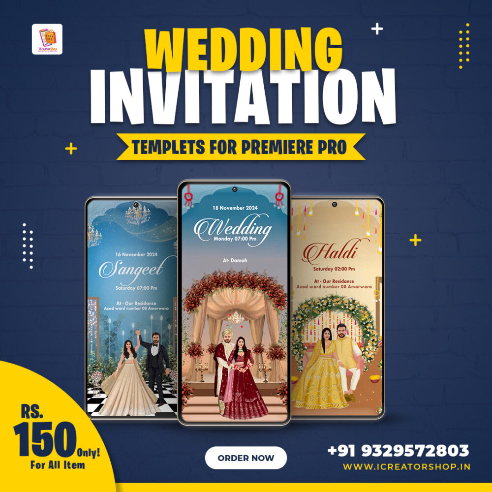 Traditional Hindu Wedding Invitation
