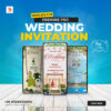 Caricuter Hindu Wedding Invitation