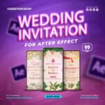 Wedding Invitation templets for After Effect