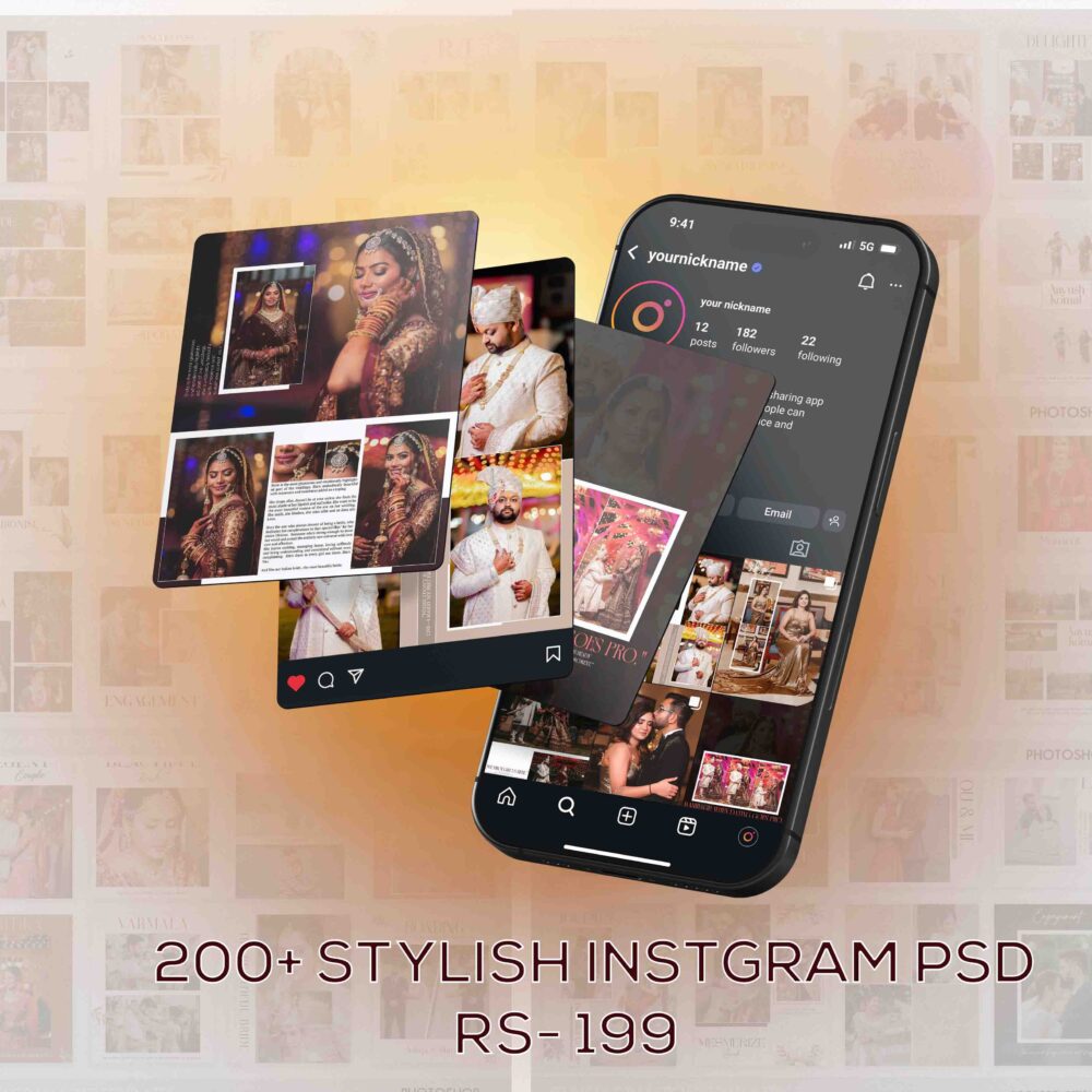 Stylish 200+ Instagram PSD Templates – Mega Creative Bundle