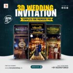 3D Wedding invitation Templets for Premiere Pro ZX14